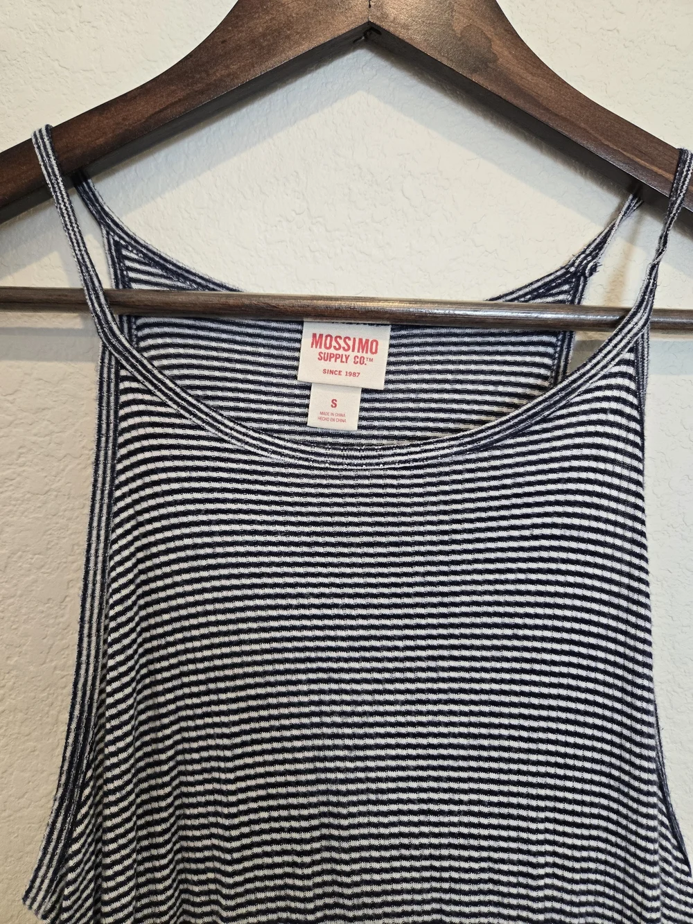 Mossimo Striped Racerback Tank - Navy & White - Picture 4 of 4